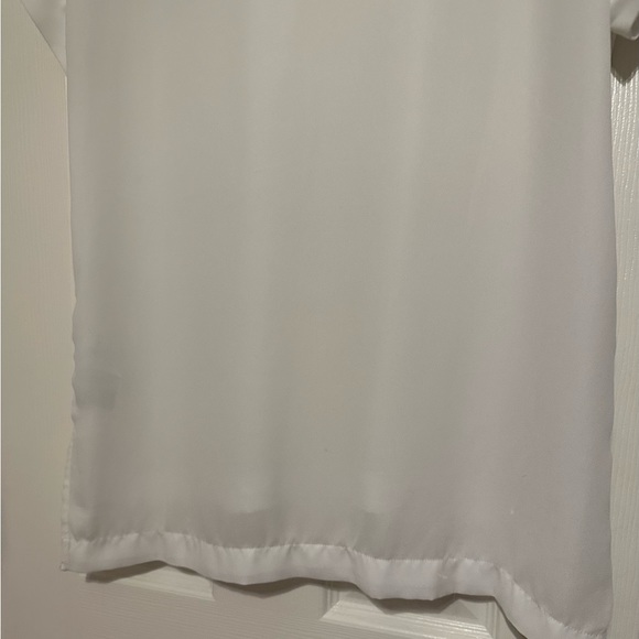 Sheer White Blouse Size Small - Picture 5 of 6